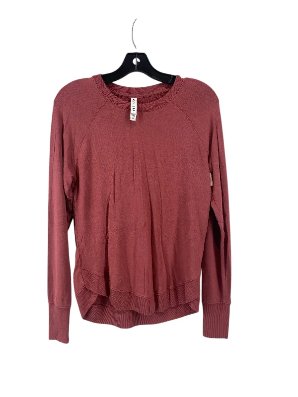 Top Long Sleeve By Athleta In Mauve, Size: Xs Relaxed Men's Beach