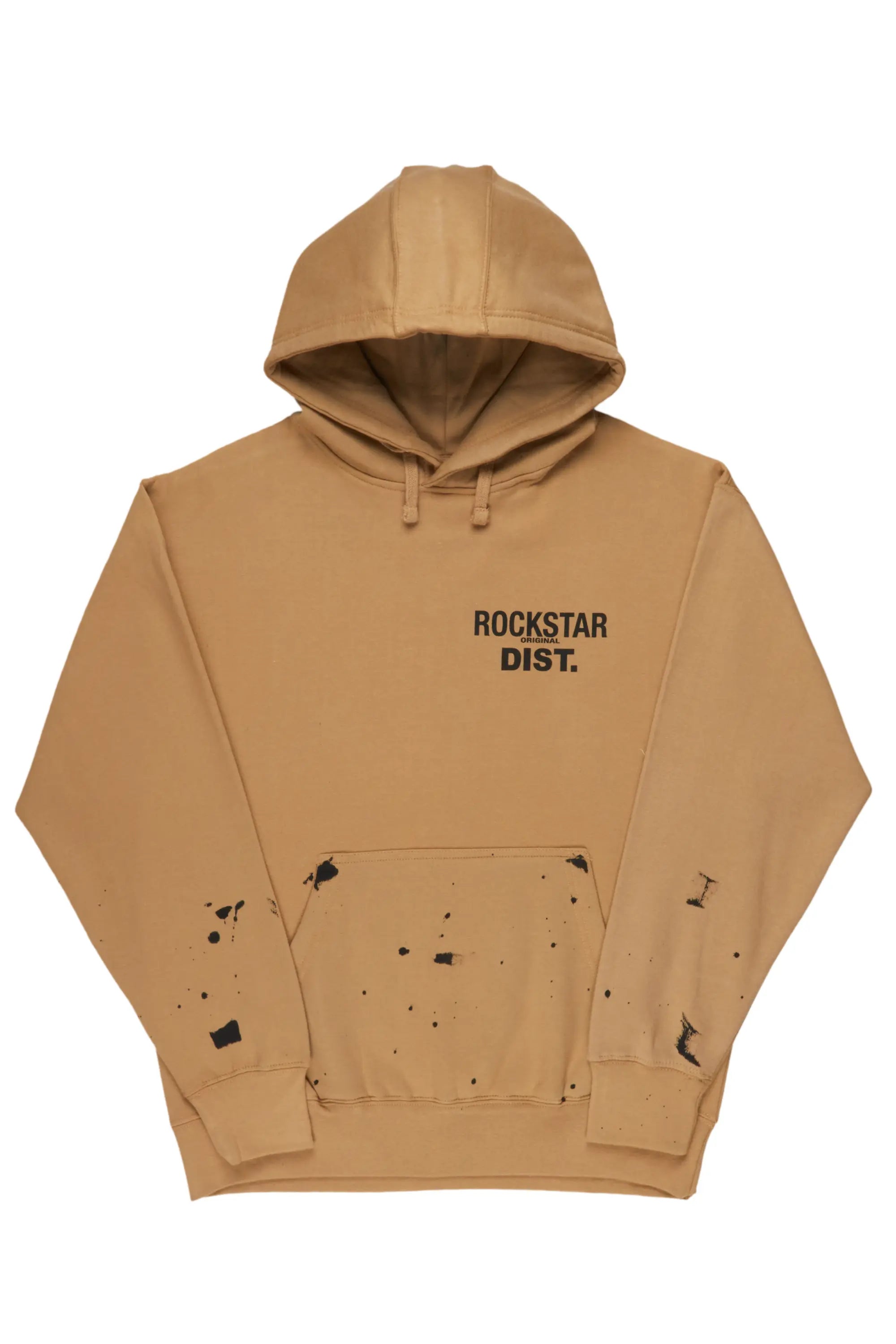 Raffer Beige Graphic Hoodie Refined Men's Hand