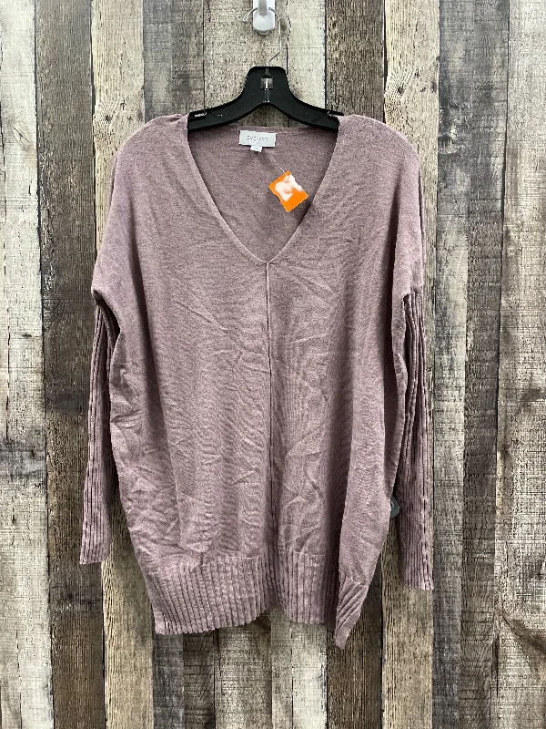 Top Long Sleeve By Evereve In Mauve, Size: Xs Modern Men's 