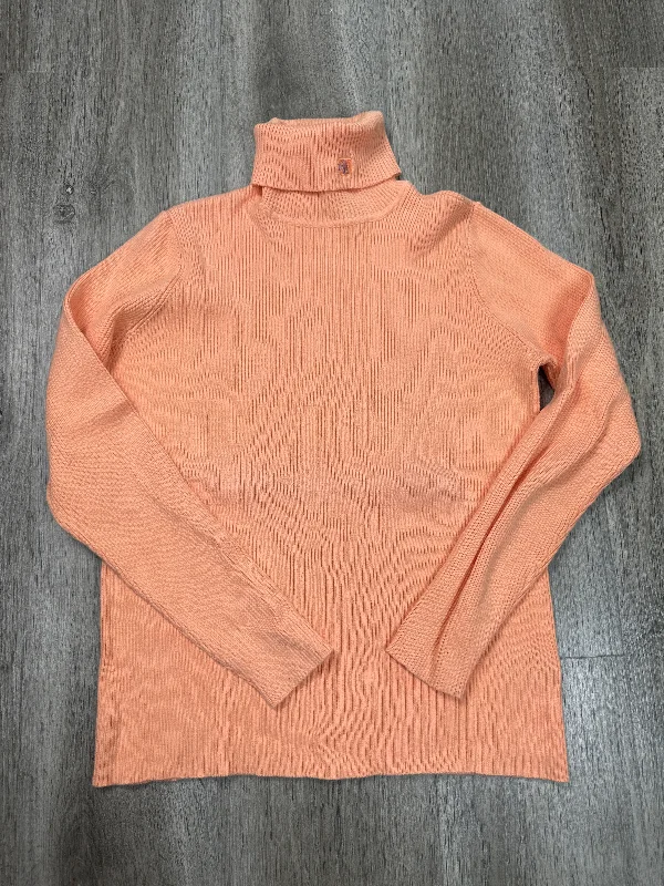 Top Long Sleeve By Ralph Lauren In Orange, Size: M Vacation