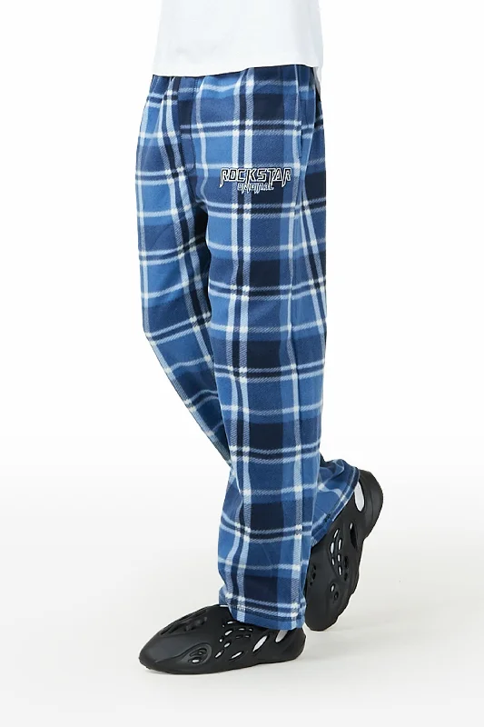 Nigel Blue Plaid Pajamas Adventure