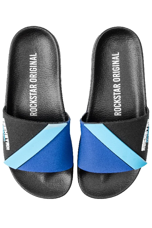 Kids Marcellin Slides-Blue Rugged Men's Outdoor 