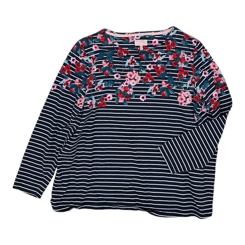 NAVY TOP LS by JOULES Size:3X Refined Men's European