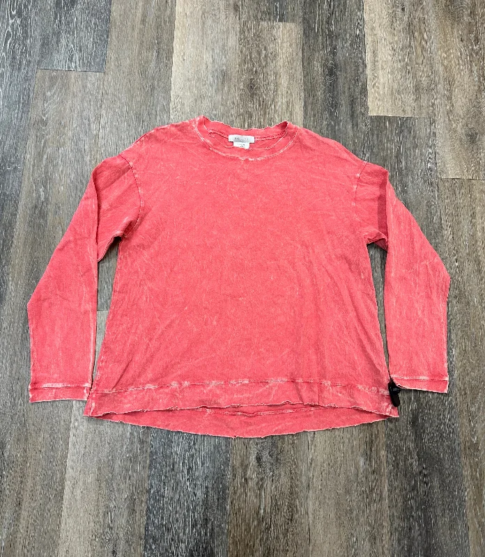 Top Long Sleeve By Eri + Ali In Peach, Size: L Cozy Men's Winter