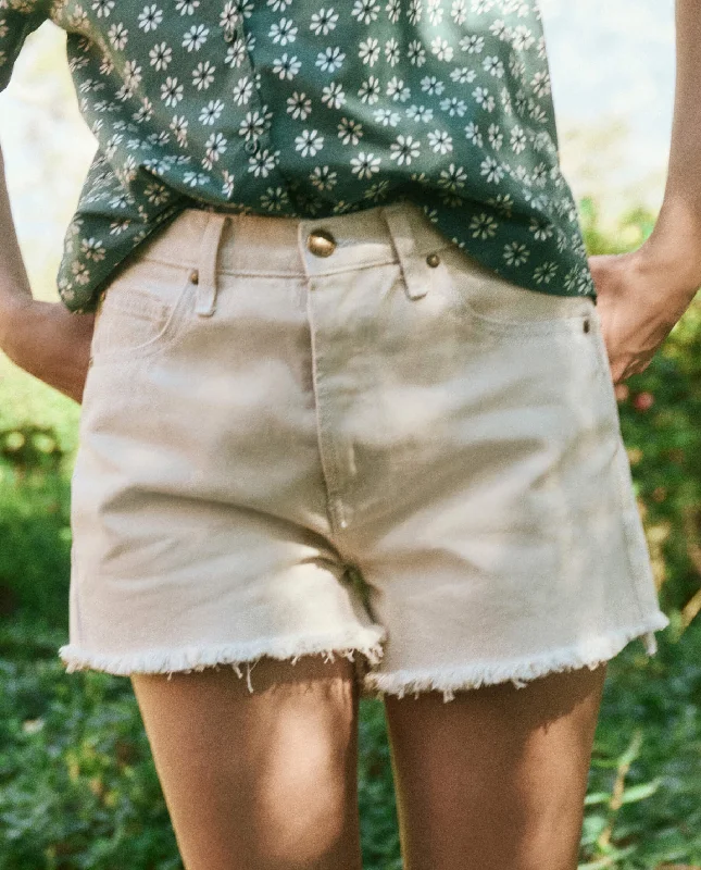 The Clark Short. -- Washed White Trendy Men's Bucket