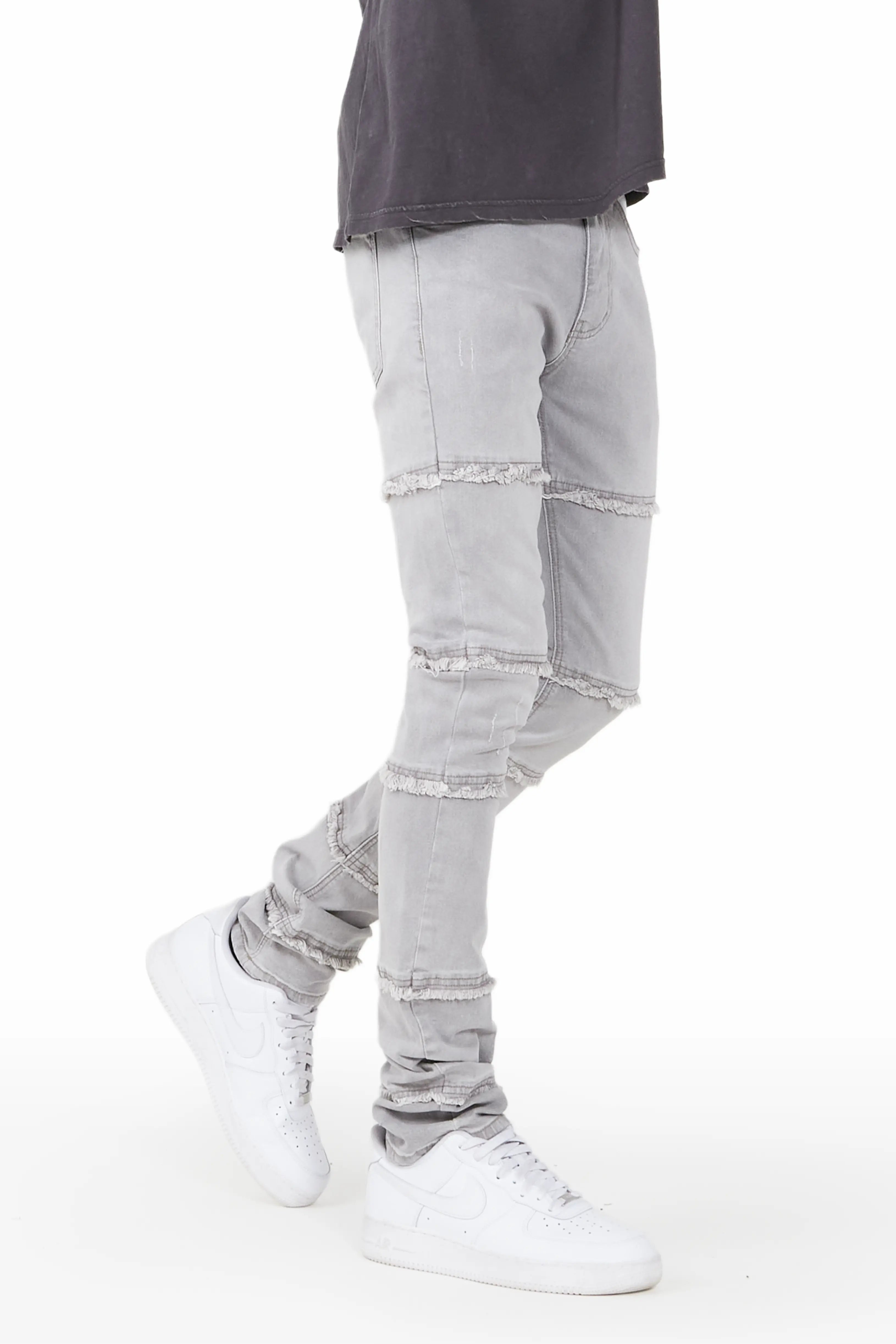 Dru Grey Slim Fit Jean Confident Men's High