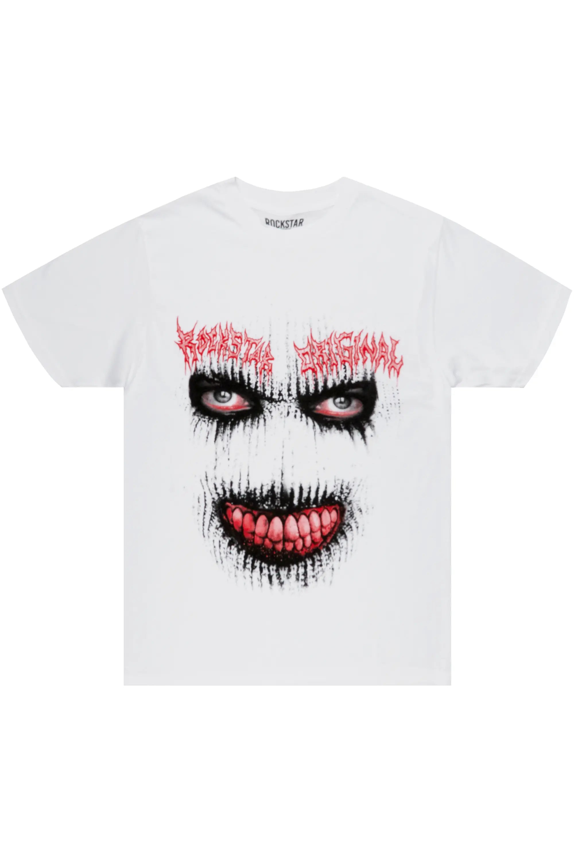 Monstre White Graphic T-Shirt Practical Men's Multi