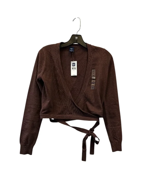 Top Long Sleeve By Gap In Brown, Size: S British Gentleman Style