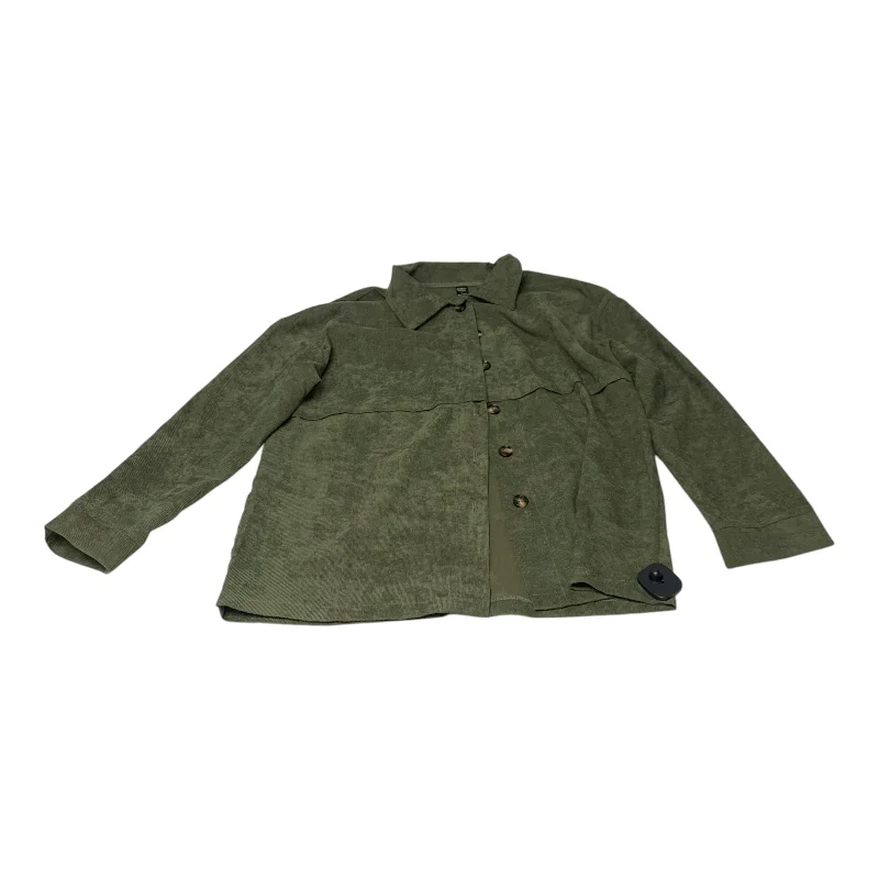 Top Long Sleeve By Clothes Mentor In Green, Size: L Adventure