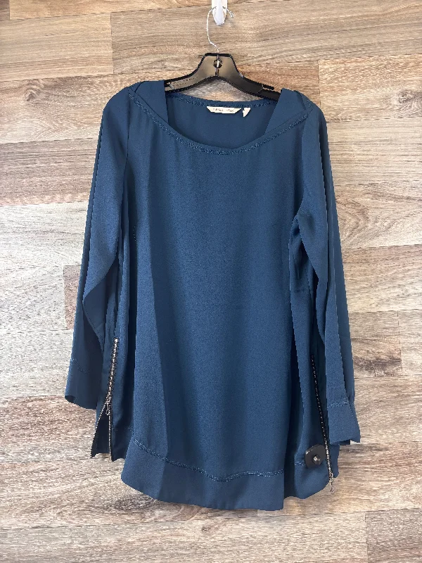 Top Long Sleeve By Soft Surroundings In Blue, Size: M Street