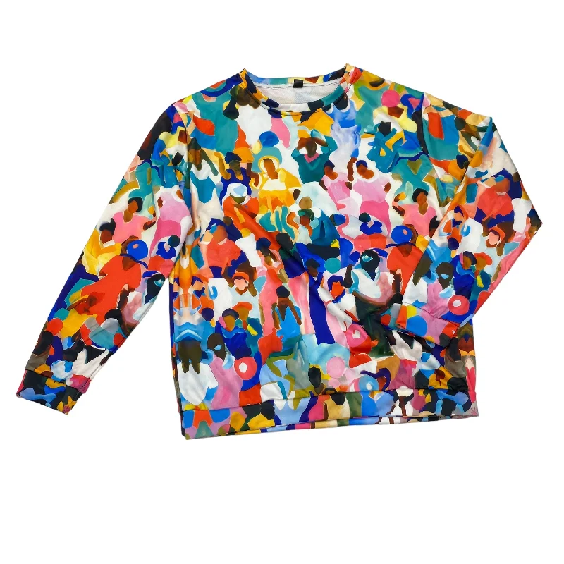 Multi-Color TOP LS by CME Size:XXL Laid