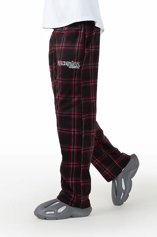 Nigel Black/Red Plaid Pajamas Gym