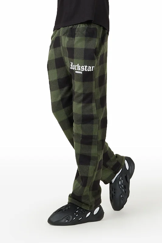 Nigel Green Plaid Pajamas Artistic Men's Avant