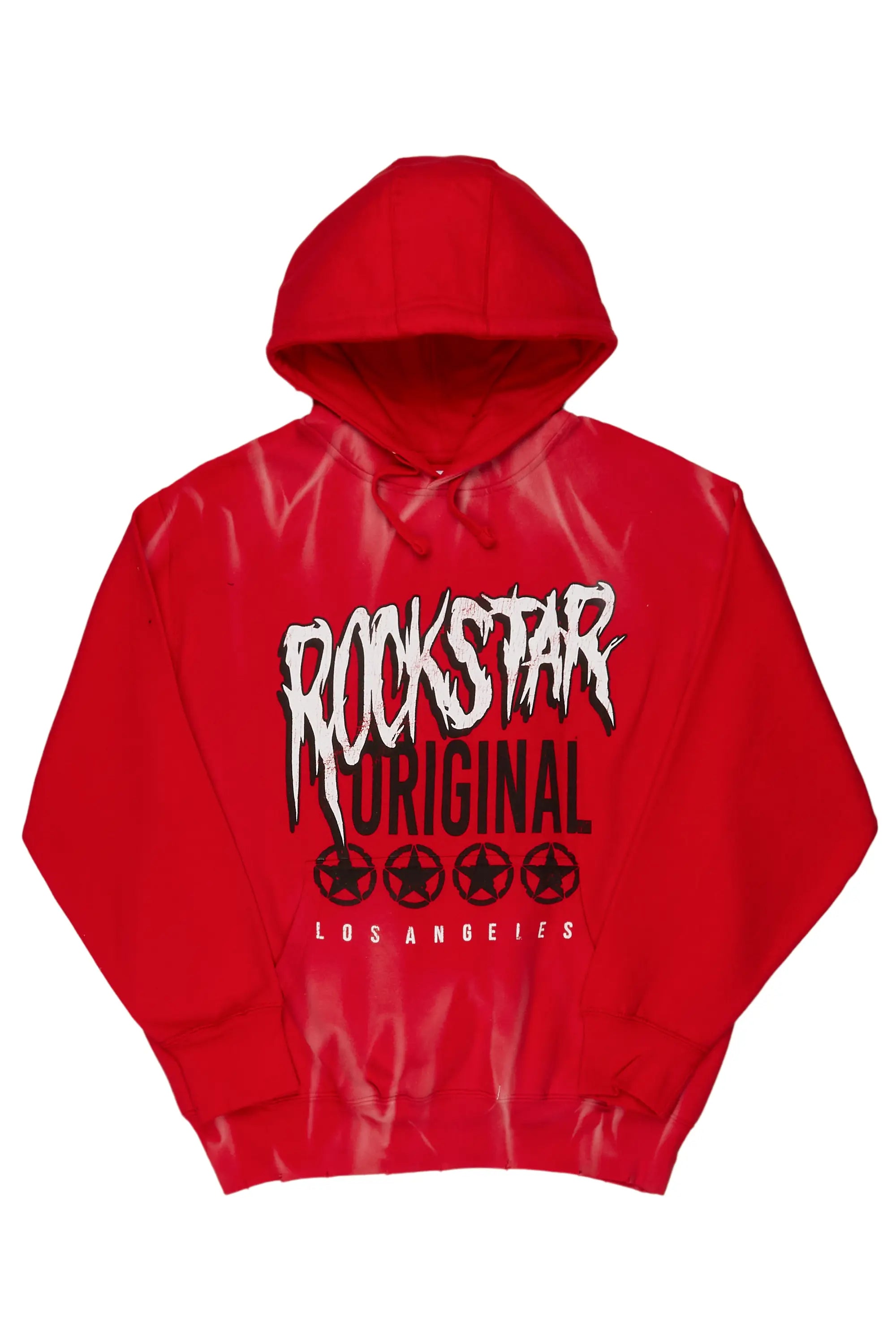 Wizzurd Red Graphic Hoodie Street