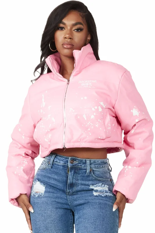 Toni Pink Art Dept. Puffer Jacket Dynamic Men's High