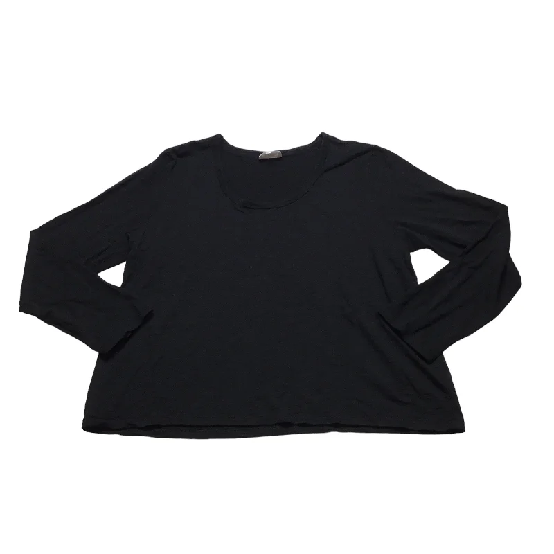 Black Top Long Sleeve Soma, Size 2x Sleek Men's Contemporary 