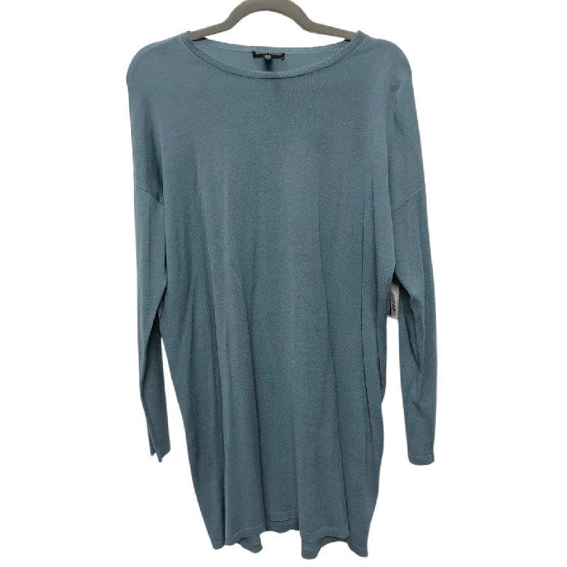 Tunic Ls By Eileen Fisher In Blue, Size:S Tough Men's Tactical