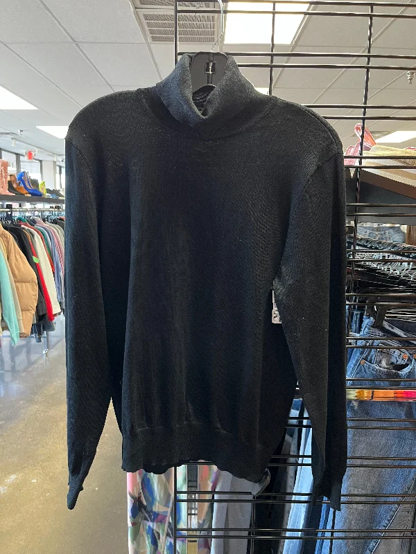 Top Long Sleeve By Clothes Mentor In Black, Size: Xlp Cool Men's Distressed