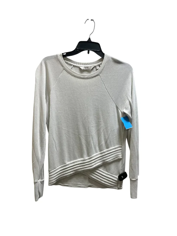 Top Long Sleeve By Athleta In Grey, Size: Xxs Modern Men's 