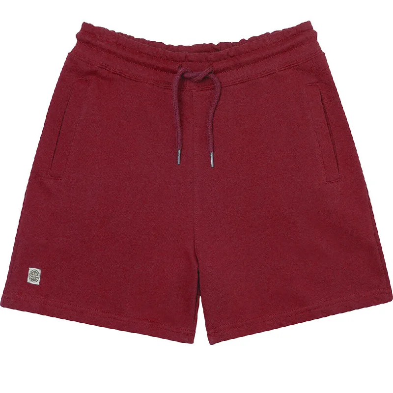 Organic Cotton 5" Gym Sweatshort in College Burgundy (Size M Available) Athletic Men's High