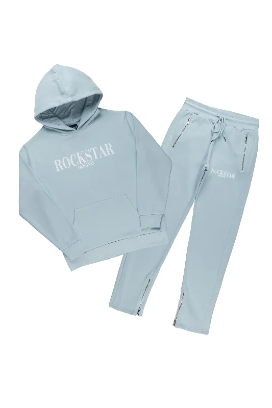 Octavio Hoodie/Jogger Set-Light Blue Business