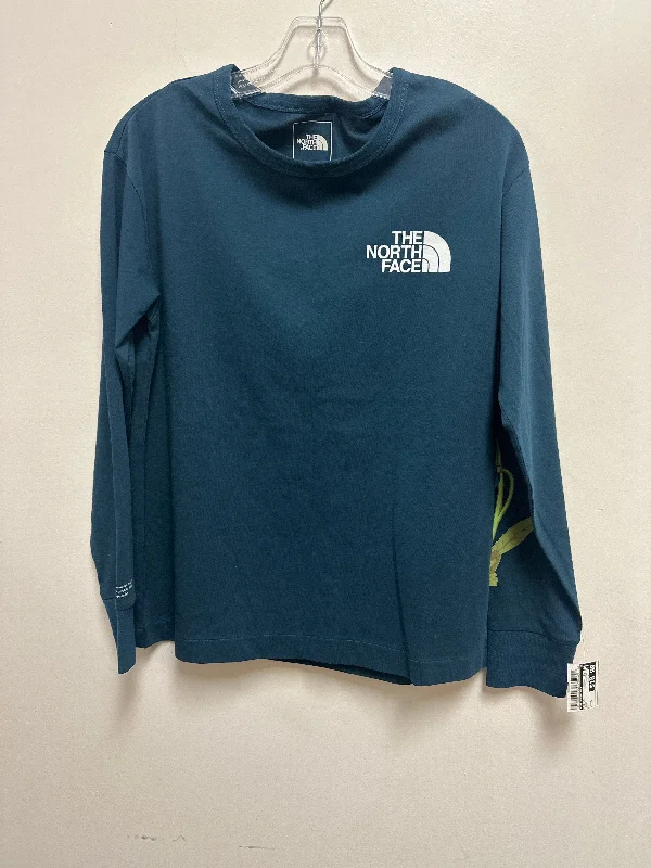 Top Long Sleeve By The North Face In Blue, Size: S Cool Men's Skate