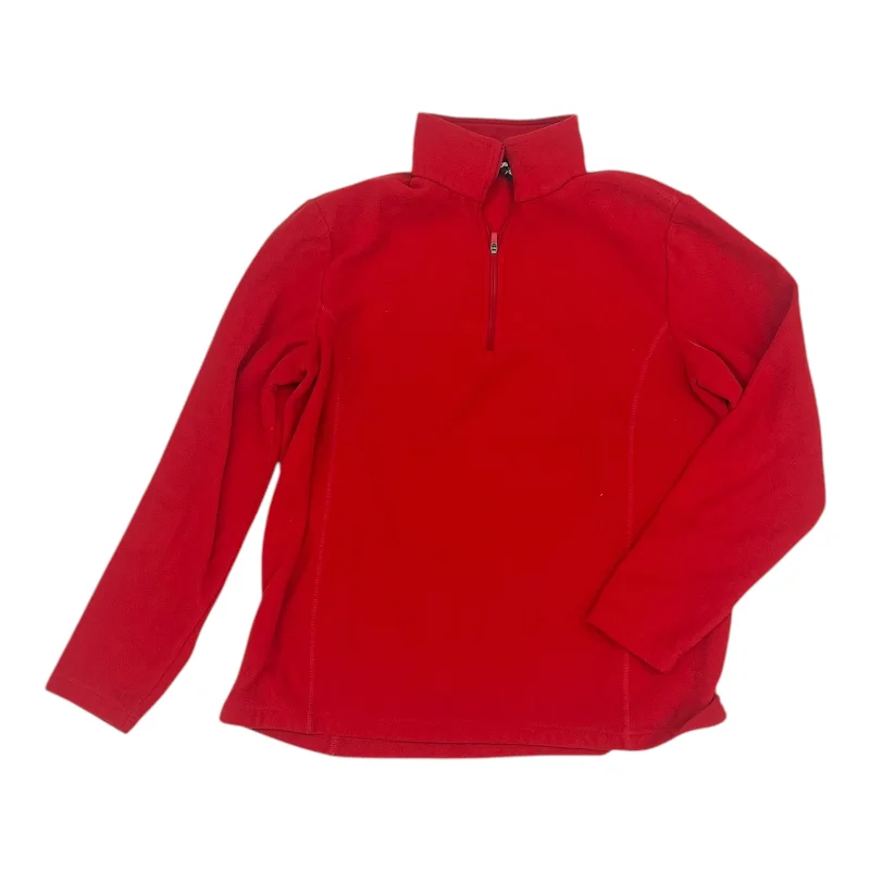 Top Ls By Lands End In Red, Size:M Adventure