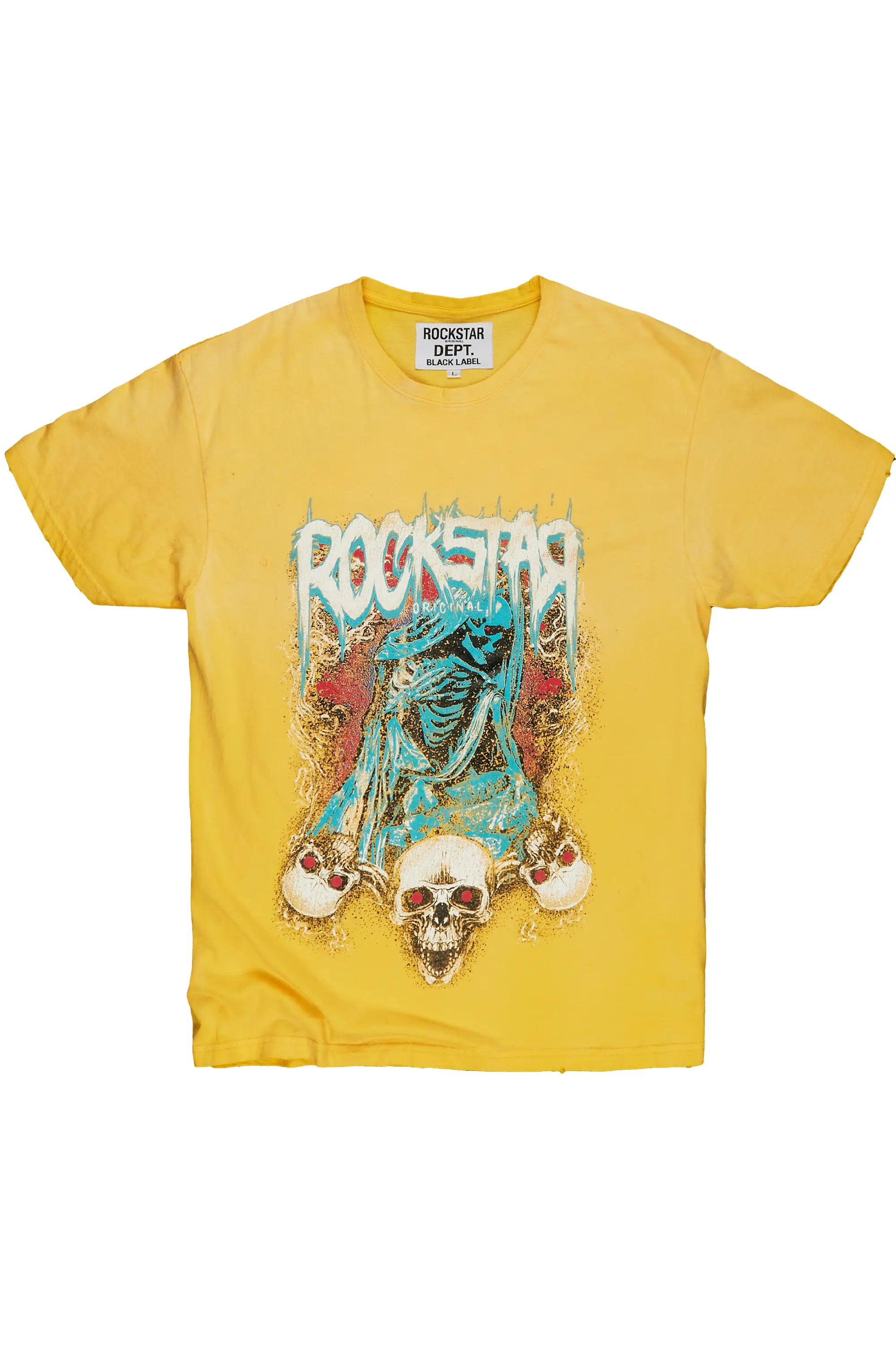 Ozzy Yellow Graphic T-Shirt Street