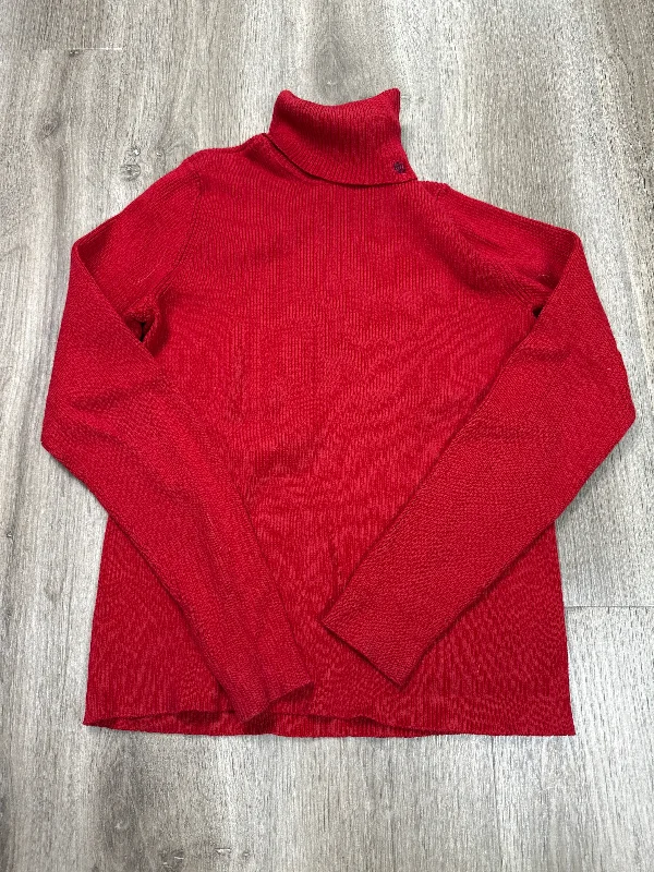 Top Long Sleeve By Ralph Lauren In Red, Size: M Cool Men's Skate