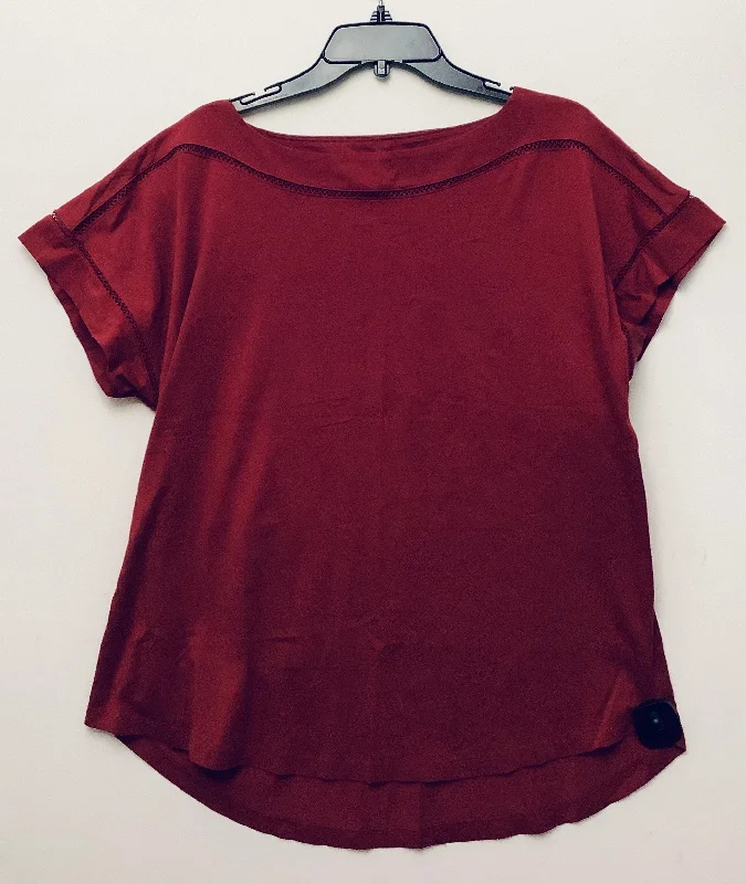 Top 3/4 Sleeve By Lane Bryant In Maroon, Size: 16 Modern Men's Tech