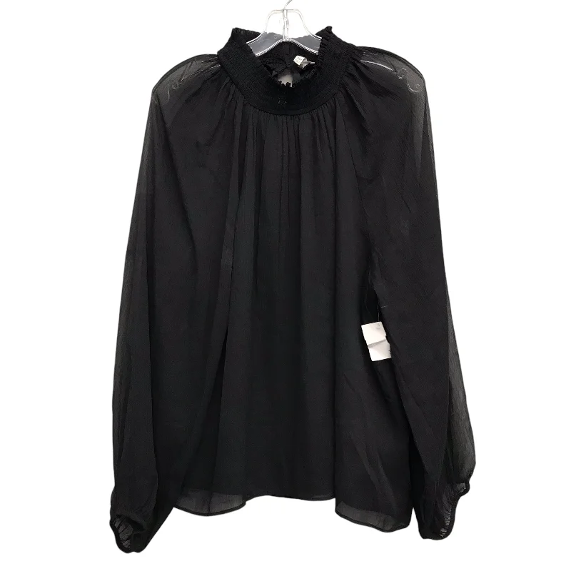 BLACK TOP LS by JOIE Size:1X Elegant Men's Formal 