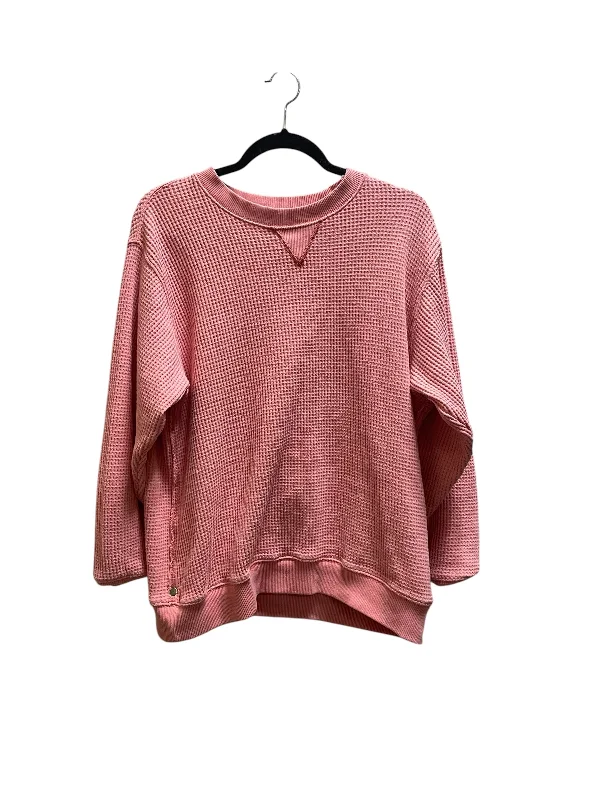 Top Long Sleeve By Aerie In Pink, Size: Xs Earthy Men's Sustainable 