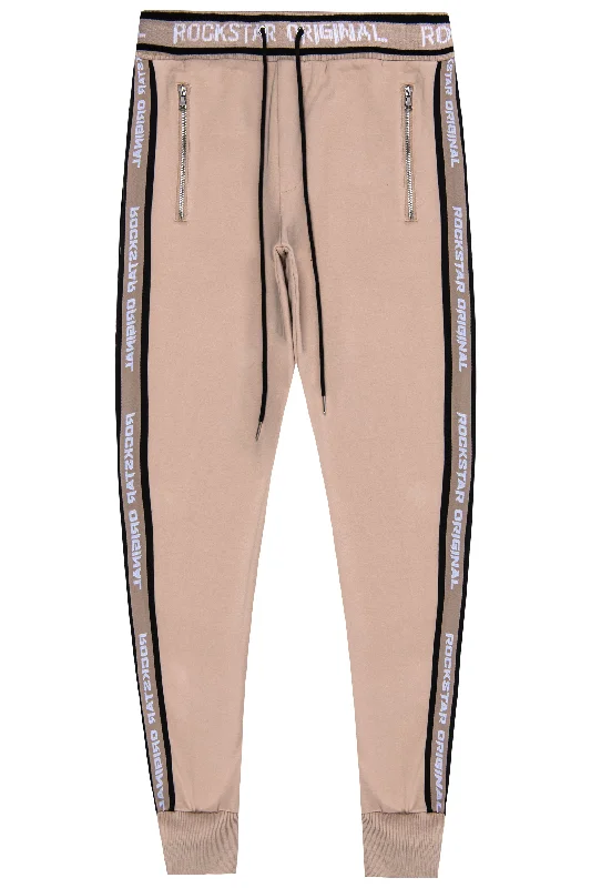 Ramy Track Pant- Beige Sophisticated Men's French