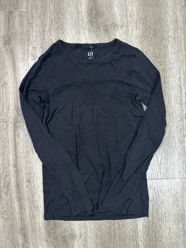 Top Long Sleeve Basic By Gap In Black, Size: M Dapper Men's 1920S