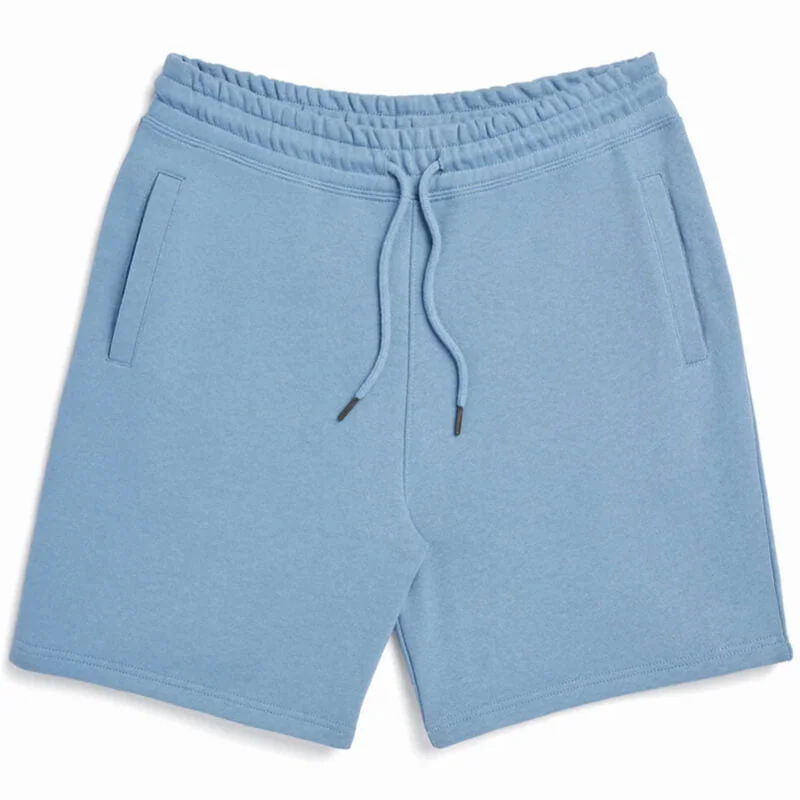 Organic Cotton 5" Gym Sweatshort in Baby Blue (Size M Available) Earthy Men's Sustainable 