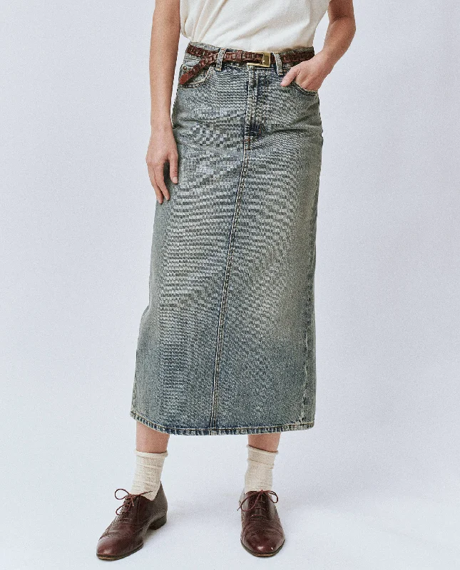 The Column Skirt. -- Monterey Wash Earthy Men's Hemp