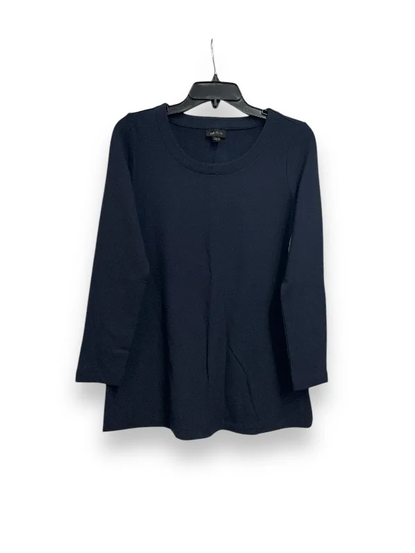 Top Long Sleeve Basic By J. Jill In Navy, Size: Xs Sophisticated Men's 