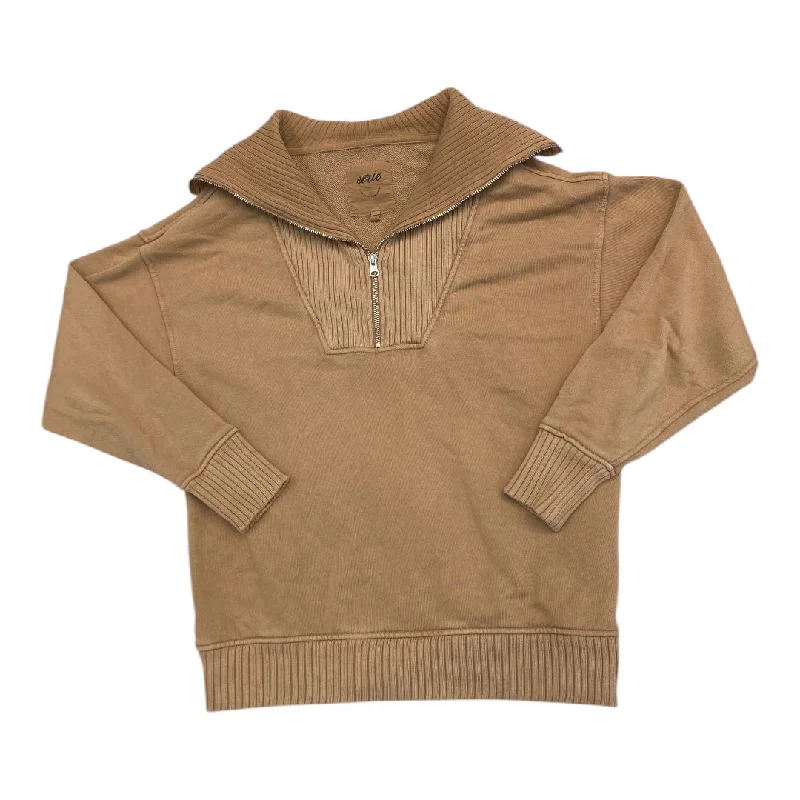 Top Ls By Aerie In Brown, Size:Xs Modern Men's Tech