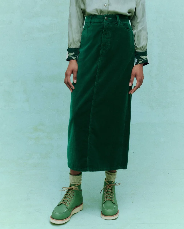 The Velvet Column Skirt. -- Emerald Dynamic Men's Glow