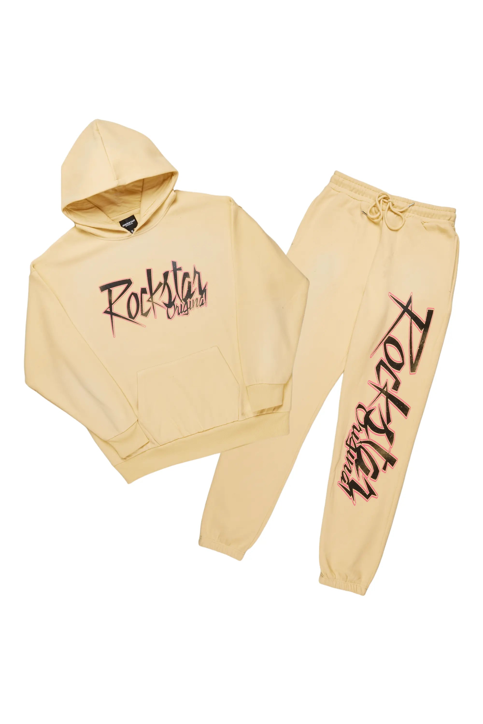 Kalibre Yellow Hoodie Trackset Practical Men's Multi