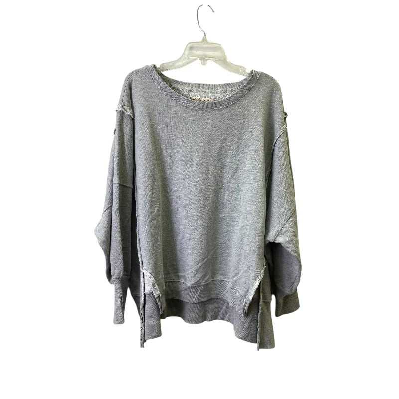 TOP LS by WE THE FREE In GREY, Size: M Trendy Men's Bucket