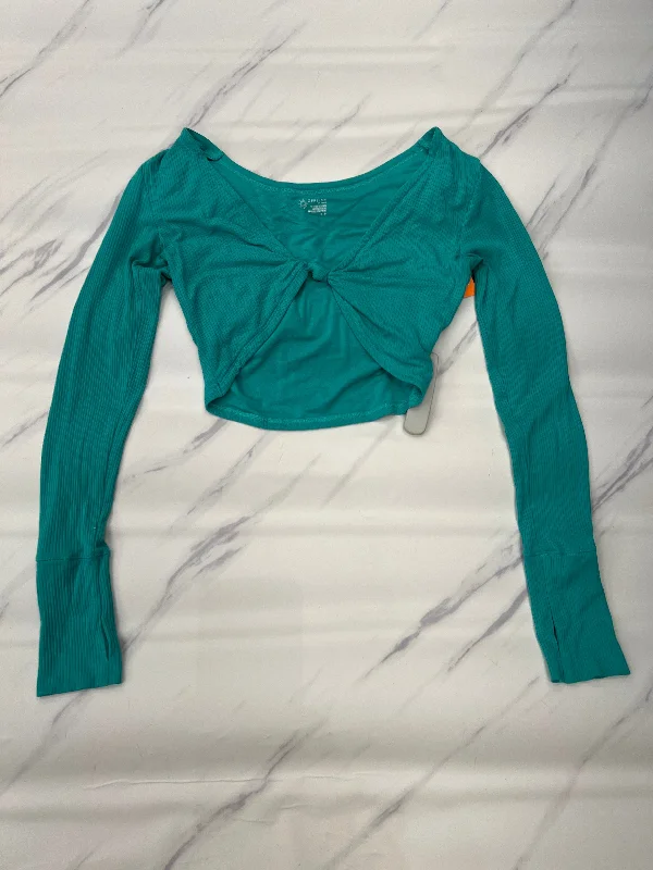 Top Long Sleeve Basic By Aerie In Green, Size: S Practical Men's Multi