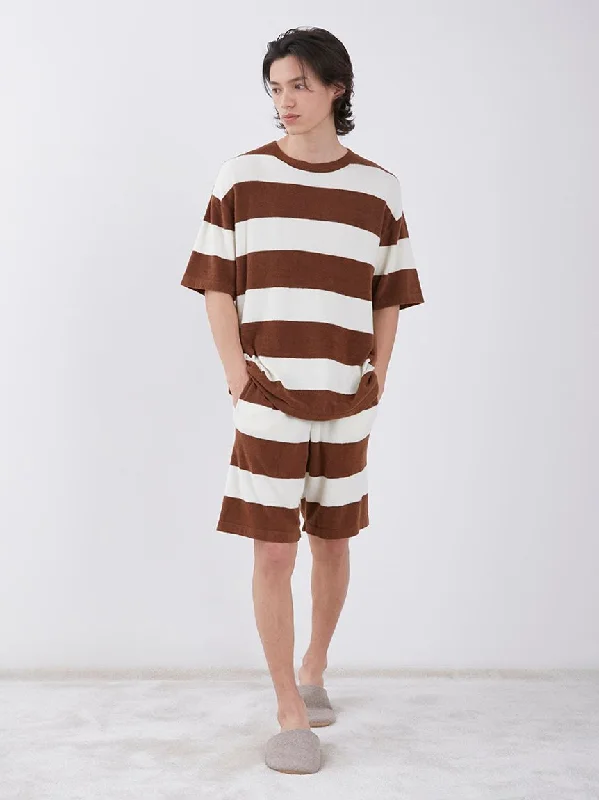 Smoothie Light 2-Striped Loungewear Shorts Youthful Men's Pop