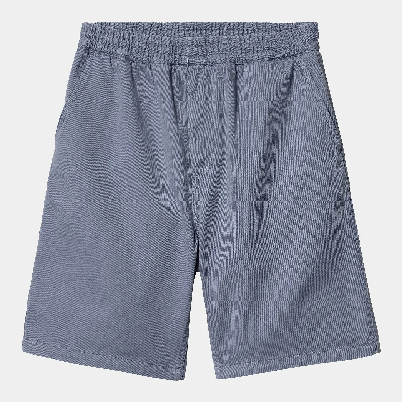 Carhartt Flint Short Bay Blue Sleek Men's Metallic