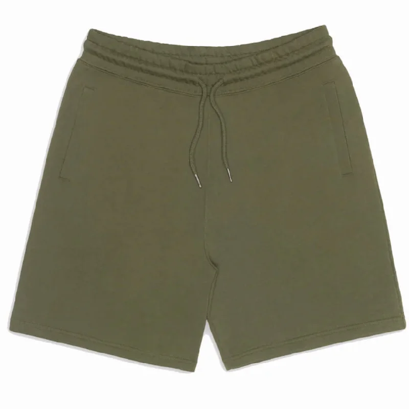 Organic Cotton 5" Gym Sweatshort in Military Olive Modern Men's 