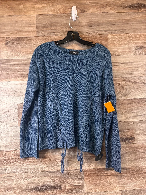 Top Long Sleeve By Ana In Blue, Size: S Gym