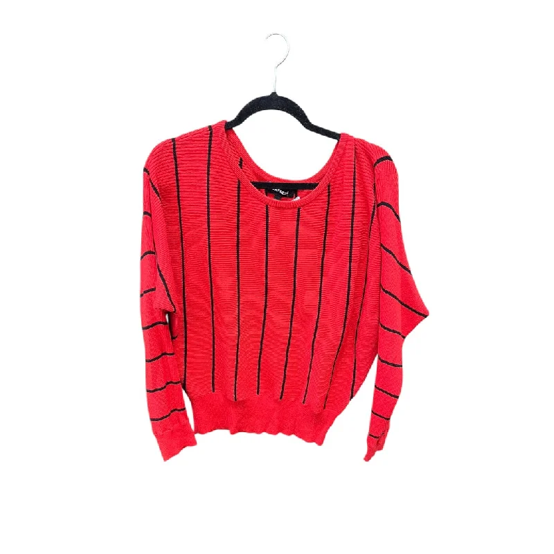 Top Long Sleeve By Express In Red, Size: S Traditional Men's Country