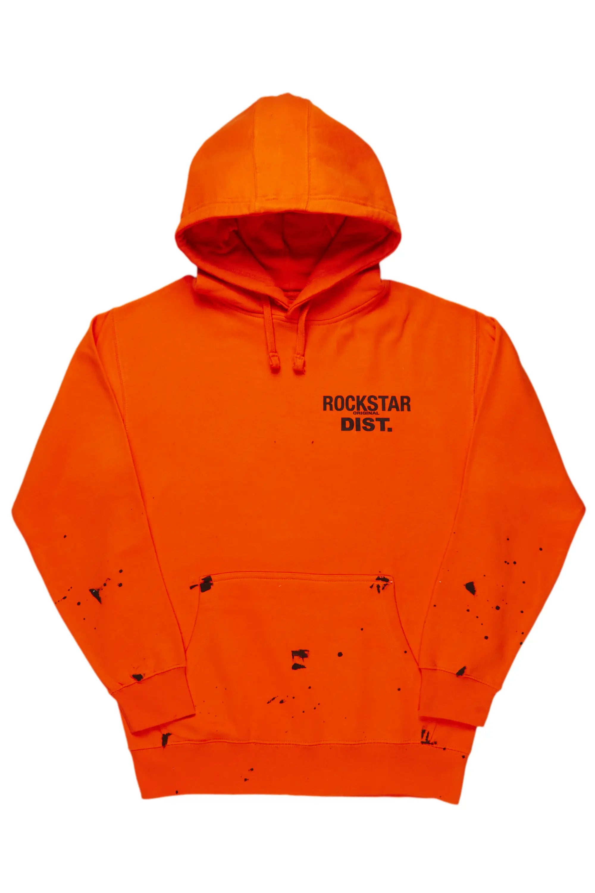 Raffer Orange Graphic Hoodie Relaxed Men's Australian 