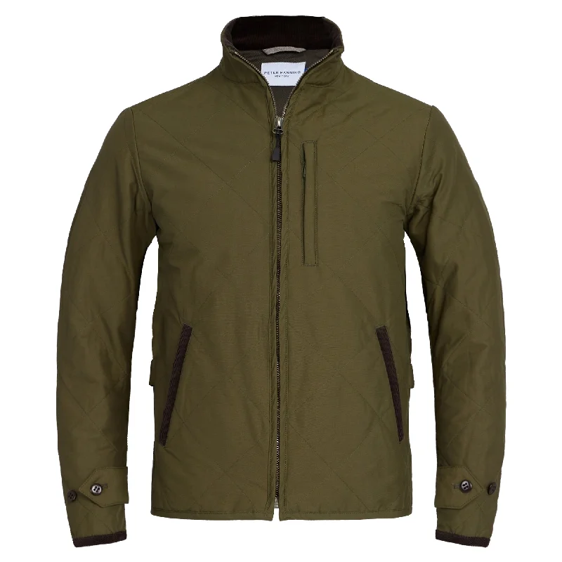 Quilted Jacket - Olive