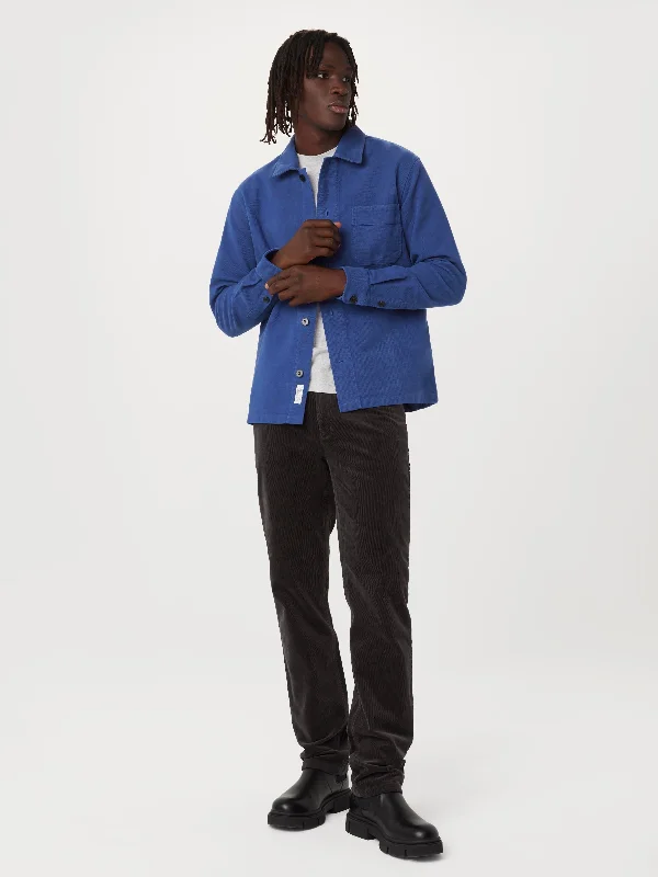 The Moleskin Shirt in Carpenter Blue